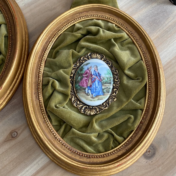 Set of two Goodman-Dean Scott vintage wall hangings - Picture 6 of 9